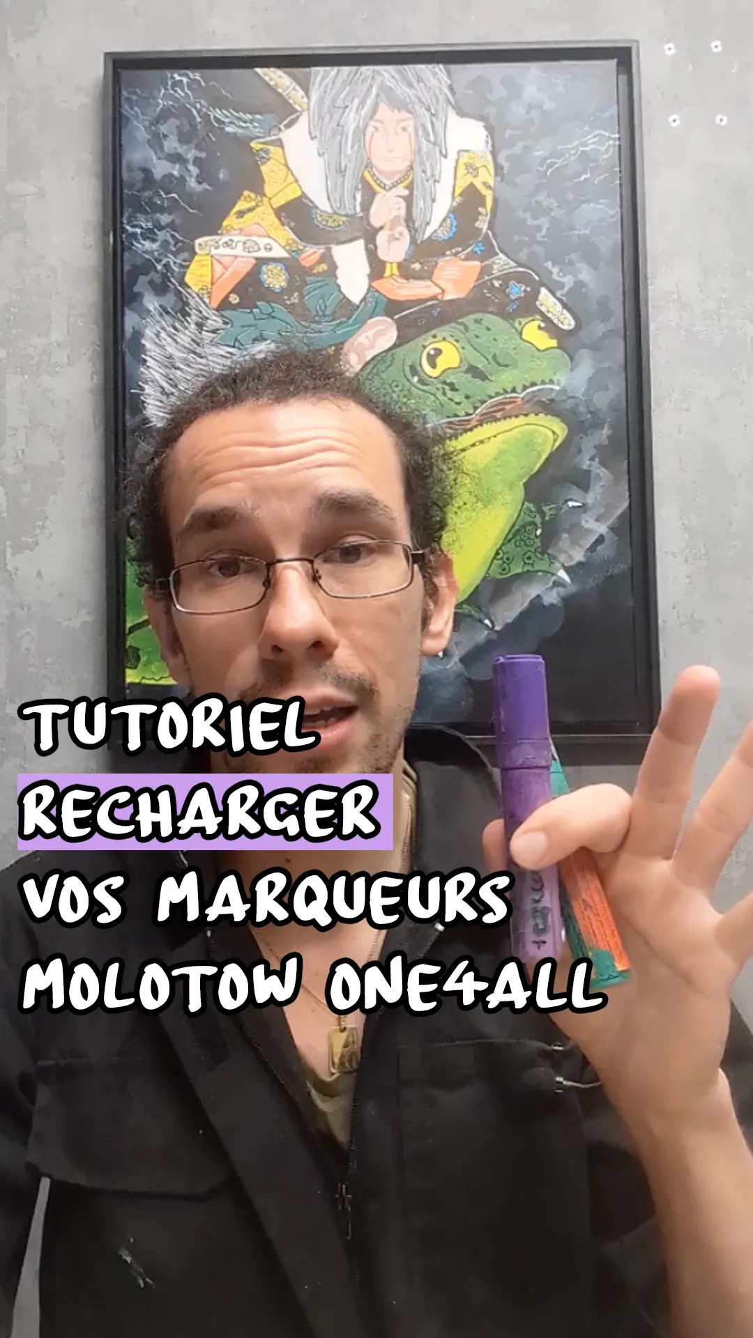 tutoriel comment recharger les marqueurs acryliques Molotow One4All